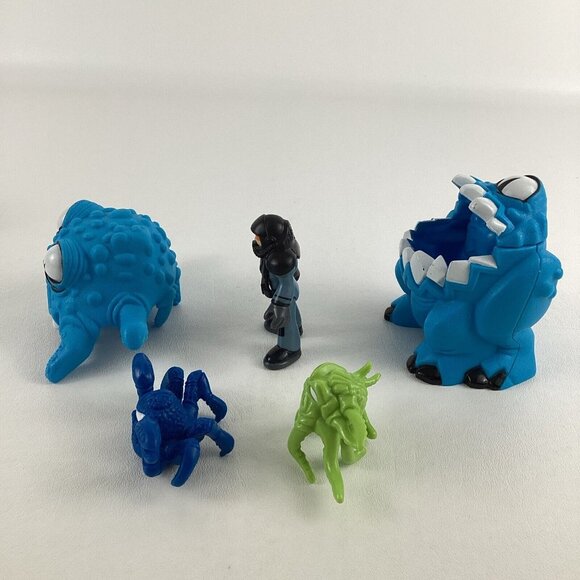 Fisher Price Imaginext Lunar Moon Rover Vehicle Figures Alien Creatures Lot 2008 - Picture 10 of 11